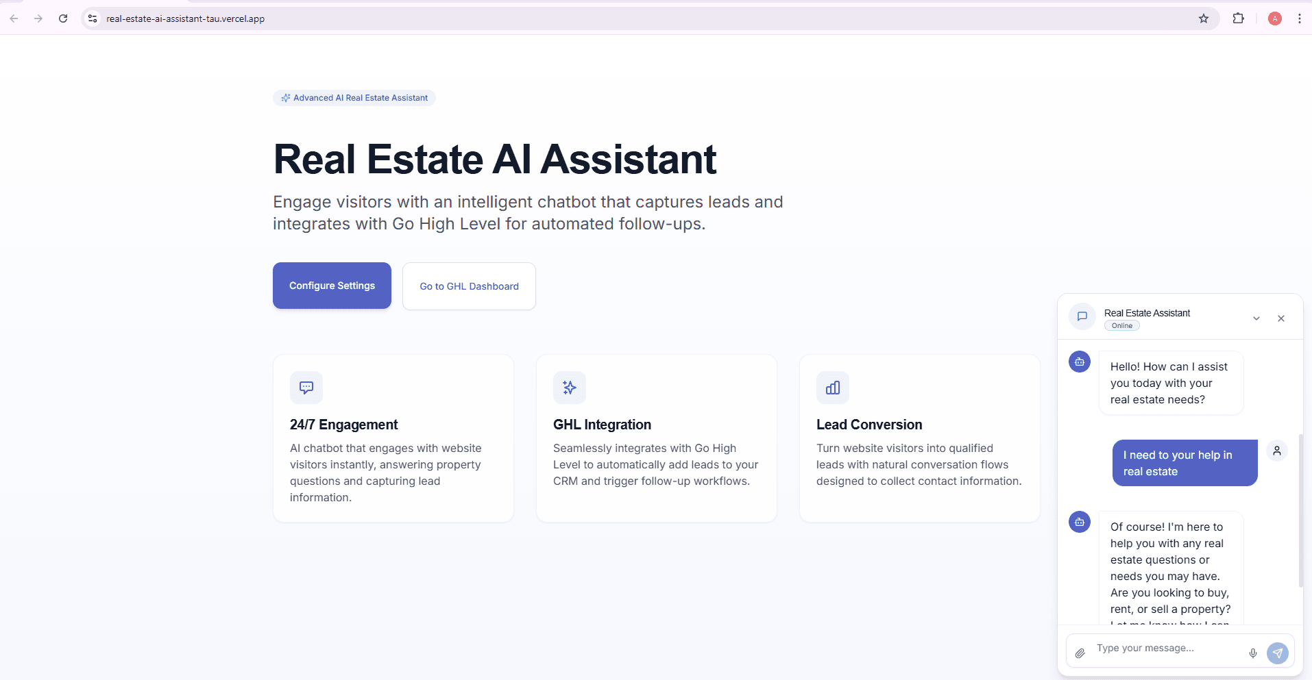 Real Estate Bot